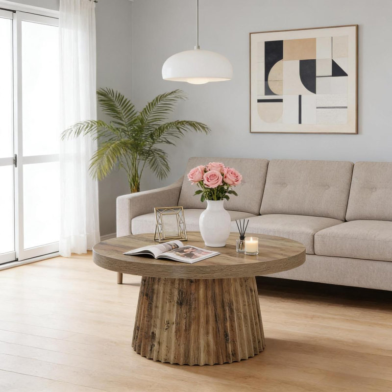 Table ronde ronde, table basse, centre de table circulaire