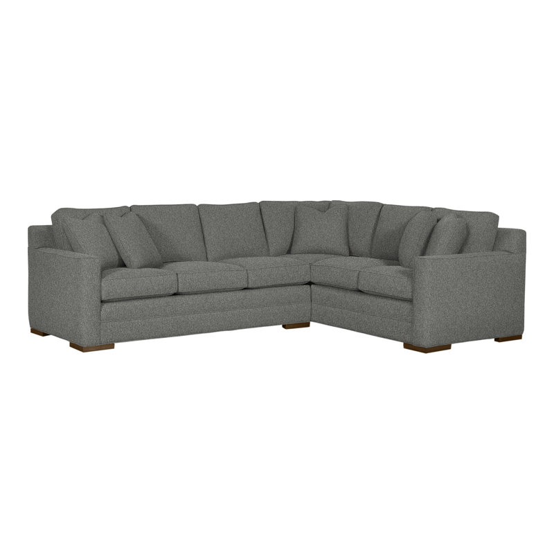 Summerton Upholstered L-Shaped Sectional Right Hand Facing, Ian Pewter, Havana