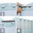 Bartek No Hook Slub Linen Textured Shower Curtain with Snap-in PEVA Liner Set-1706548388-1710339395
