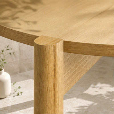Table de bout à finition naturelle Natural