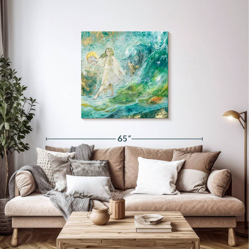 Kelan Wave Walker, 36" H x 36" W
