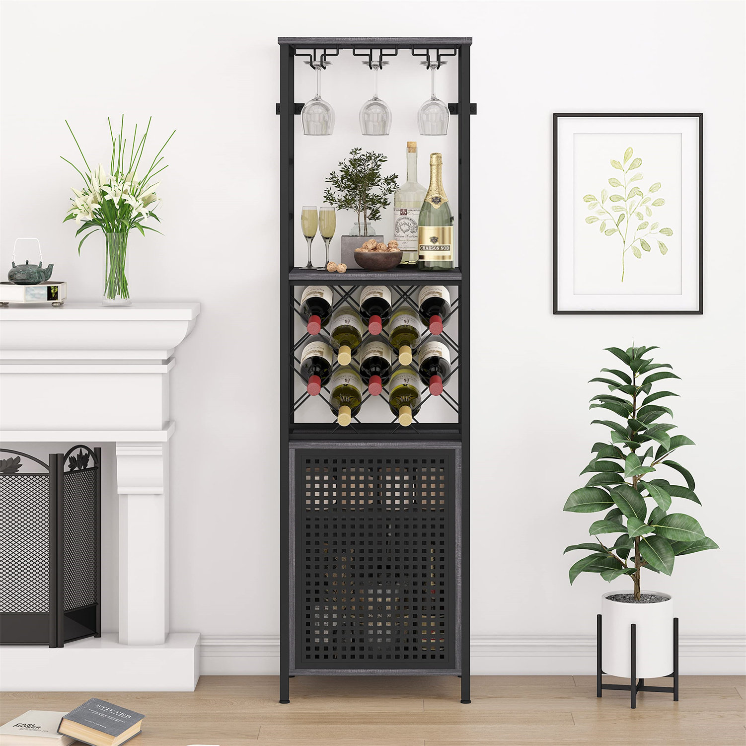 Latitude Run® Kierson 17.8'' Bar Cabinet | Wayfair