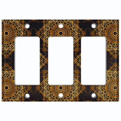 Plaque murale berçante Fancy Damask