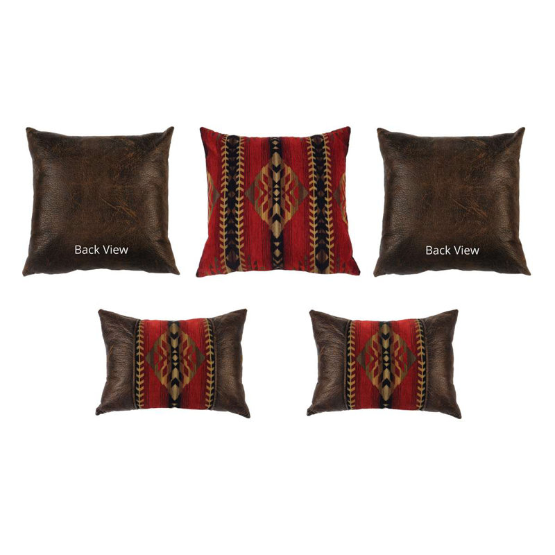 Wooded River Gallop Claret - Value Set - Super King, Super King Duvet Cover + 5 King Shams