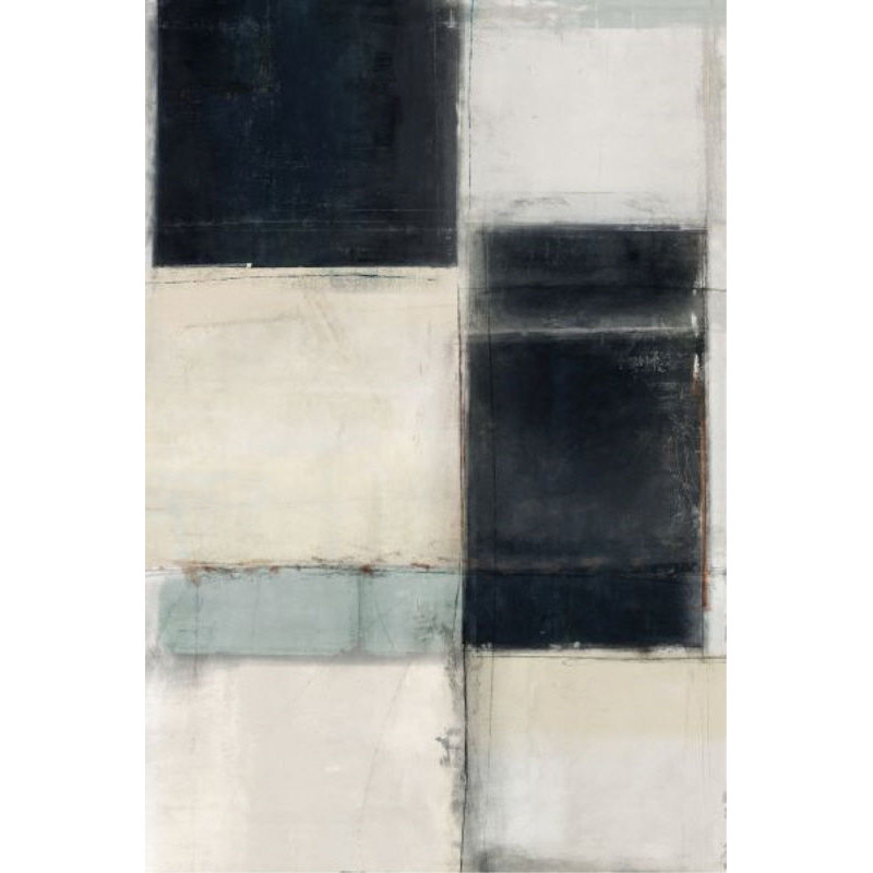 Seaside View Painting by Mari Urasawa, Glass Coat, 45" H x 30" W x 1.5" D