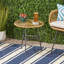 Table d'appoint avec tissage tendance