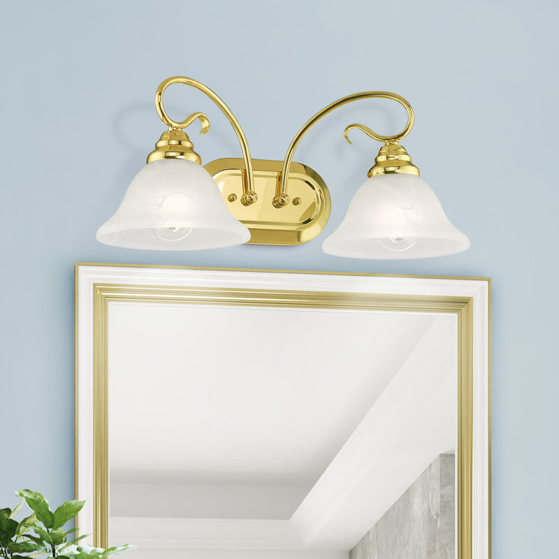 Aquala 2 - Light Dimmable Vanity Light, Polished Brass
