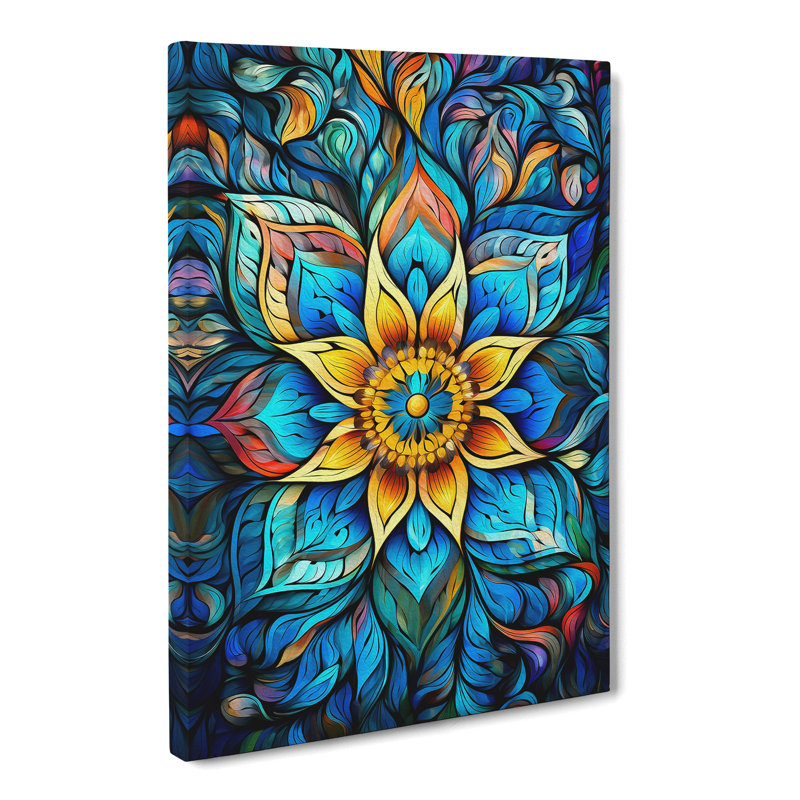 Mandala Expressionism No.2 - Wrapped Canvas, 50cm H x 35cm W x 3cm D