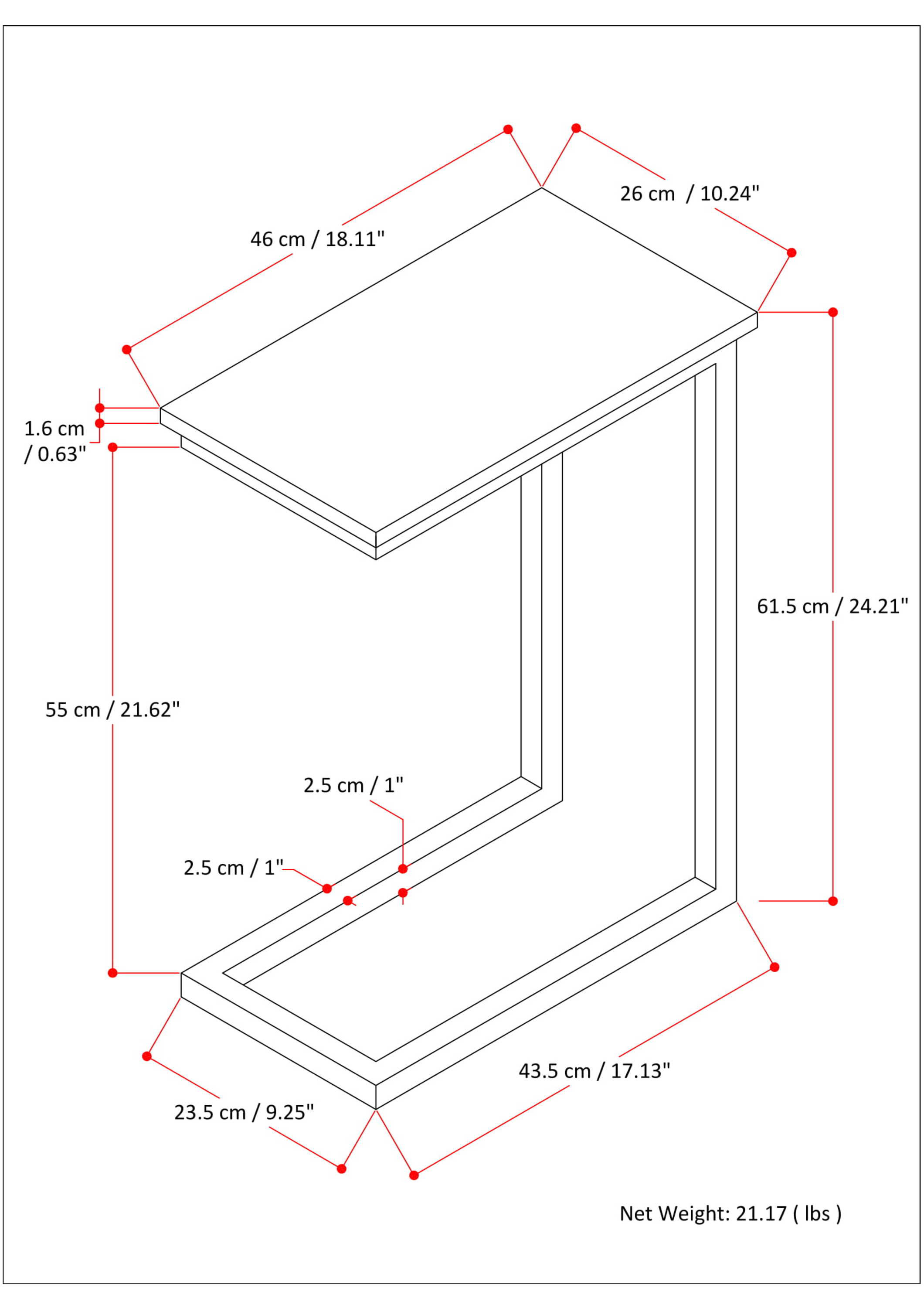 Product Dimensions