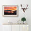 Sunset over Queenstown in Abstract - Picture Frame Graphic Art Print-55724592-55724589