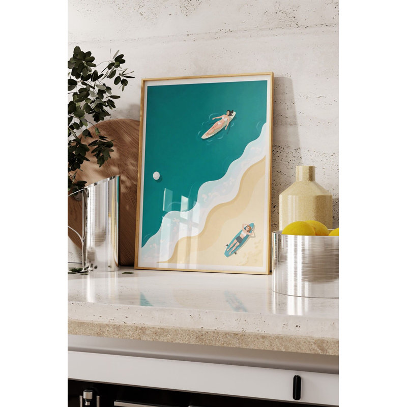 Peinture décorative encadrée