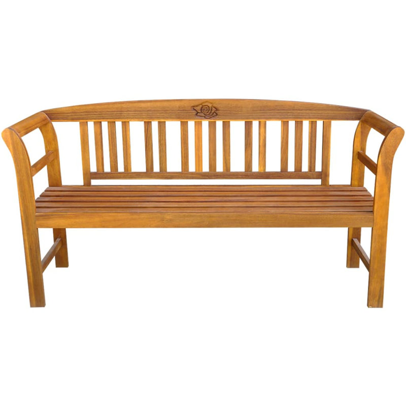 Banc de jardin en bois Dipaolo, 61.8"