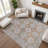 Premium Machine Washable Lubbers AMF1760 Border Rug-1679097936