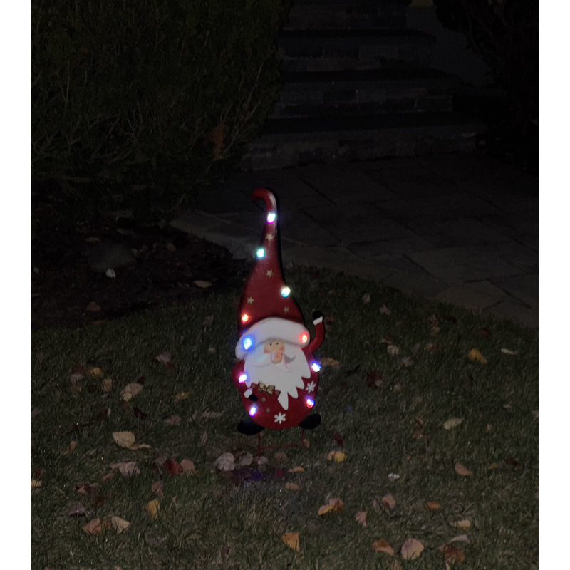 Piquet de jardin lumineux en métal