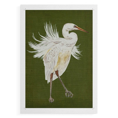 HeronPlumageI -Canvas Print Only - NOT FRAMED