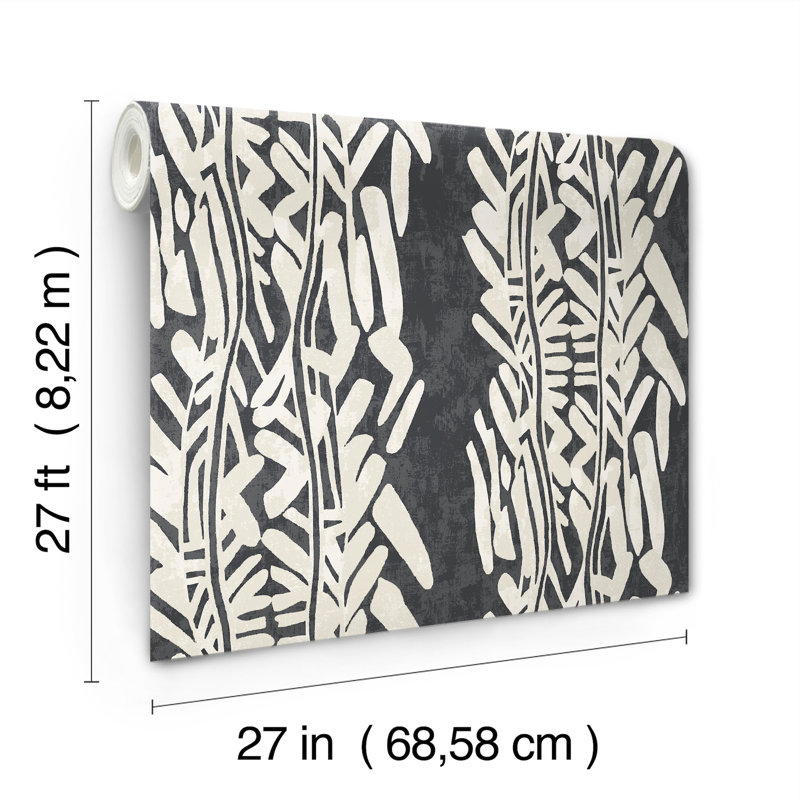 Timira  Wallpaper, Black