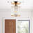 Temaraia Crystal Semi Flush Mount-623401302