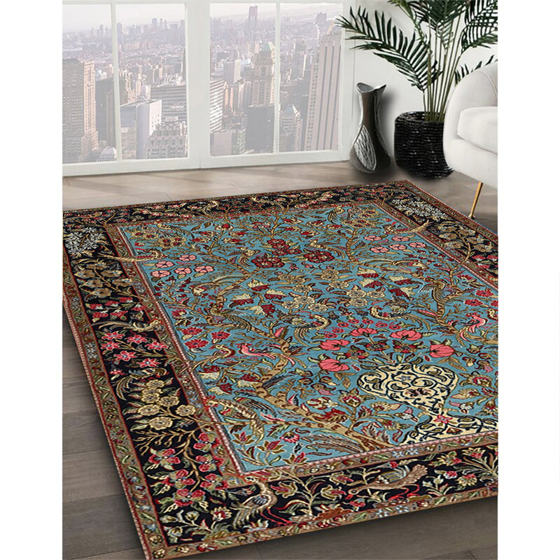 Cevanna Floral Indoor Rug, Square 8'