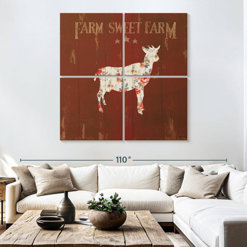 Brampt Farm Patchwork XI, 74" H x 74" W