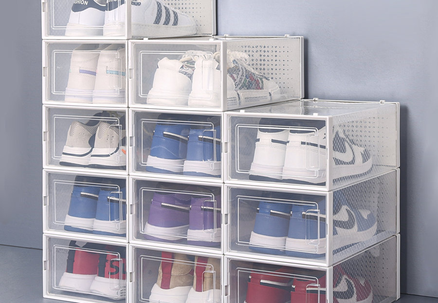 Stackable Shoe Storage Boxes