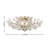 Isabel 5-light 21" Crystal Glass Flowers Blooms Flush Mount-1657414581