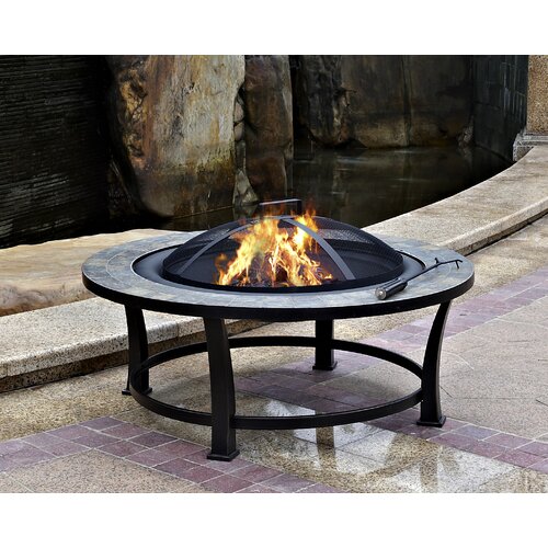 Ebern Designs Staples Steel Wood Burning Fire Pit & Reviews | Wayfair