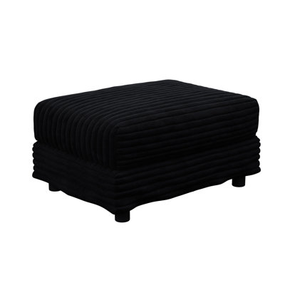 Velours côtelé noir pour les chambres à coucher et les salons, combiner avec des canapés 2, 3, 4 places, peut être un endroit de chevet, zones de construction confortables et faciles, plateforme de jeu, à assembler