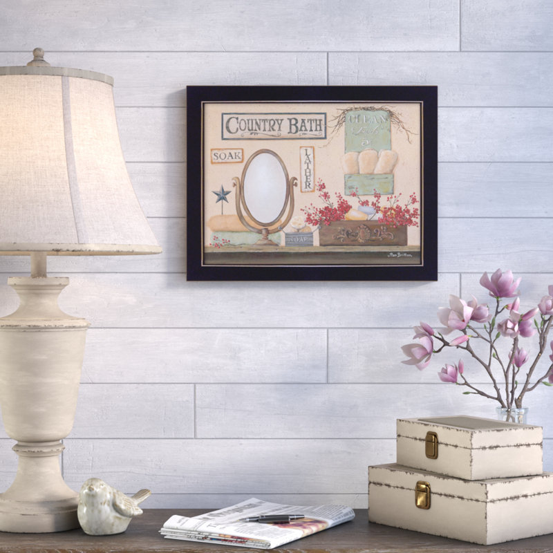 « country bain »-cadre photo, impression sur papier
