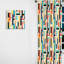 Rideau Modern Modern Bold Stripes II - Velours obscurcissant - 1 panneau-107575746