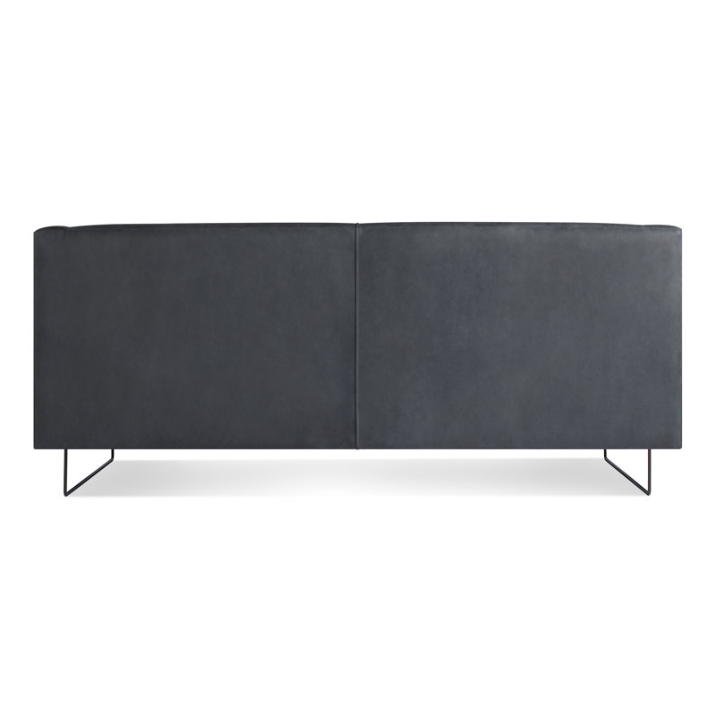 Bonnie Sofa, 29" H x 72" W x 33" D, Ink Genuine Leather