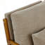 Chaise longue en bois avec revêtement Nubby-132005858
