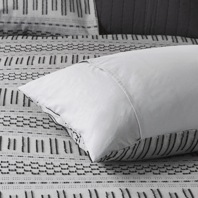 Ensemble de literie en jacquard de coton de qualité supérieure, style maison de campagne rustique pour les très grands lits