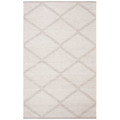 Abberton Hand Woven Cotton Geometric Rug