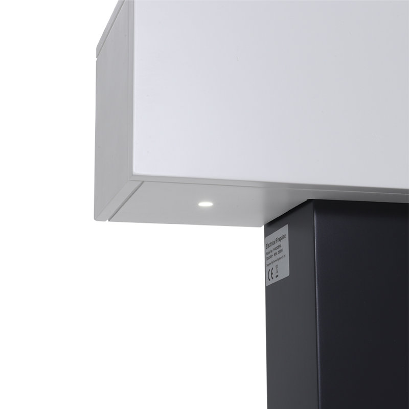 Ancil Metro Lane 132cm W White Electric