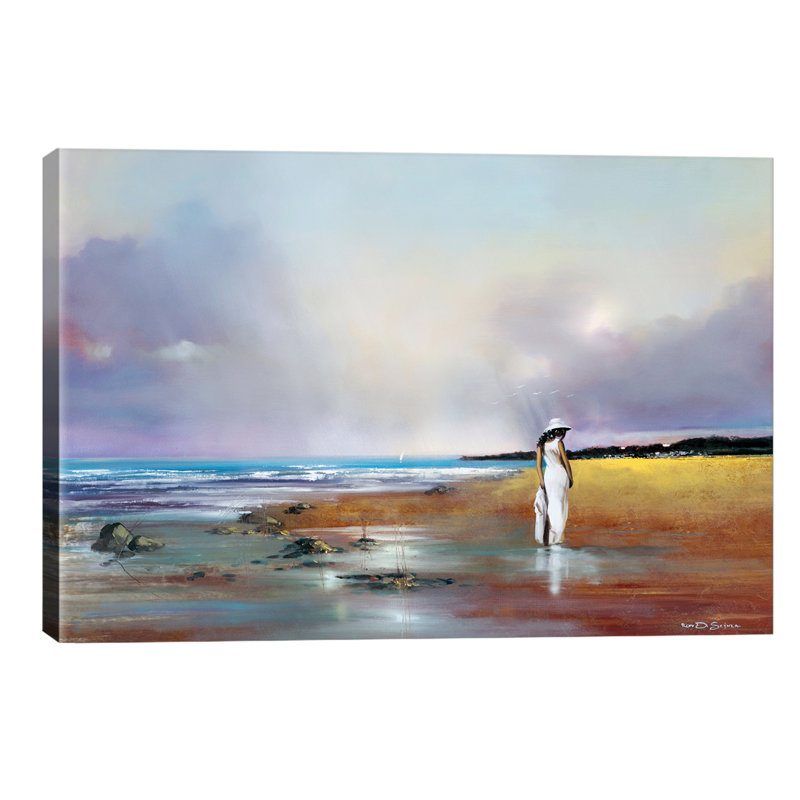 « after the pluie » par ron di scenza, impression sur toile, H 8 po x l 12 po x P 0,75 po