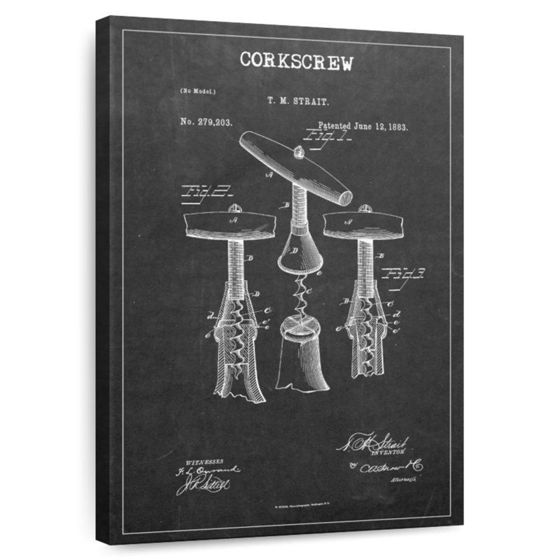 Cork Extractor Ladarrin BW, 45" H x 30" W
