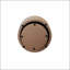Ensemble de 2 tables basses gigognes, tables d'appoint rondes modernes en bois pour petits espaces, design en ronce naturelle-133420056-133420057