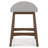 Munana Upholstered Counter Stool with Solid Wood Frame-87749361