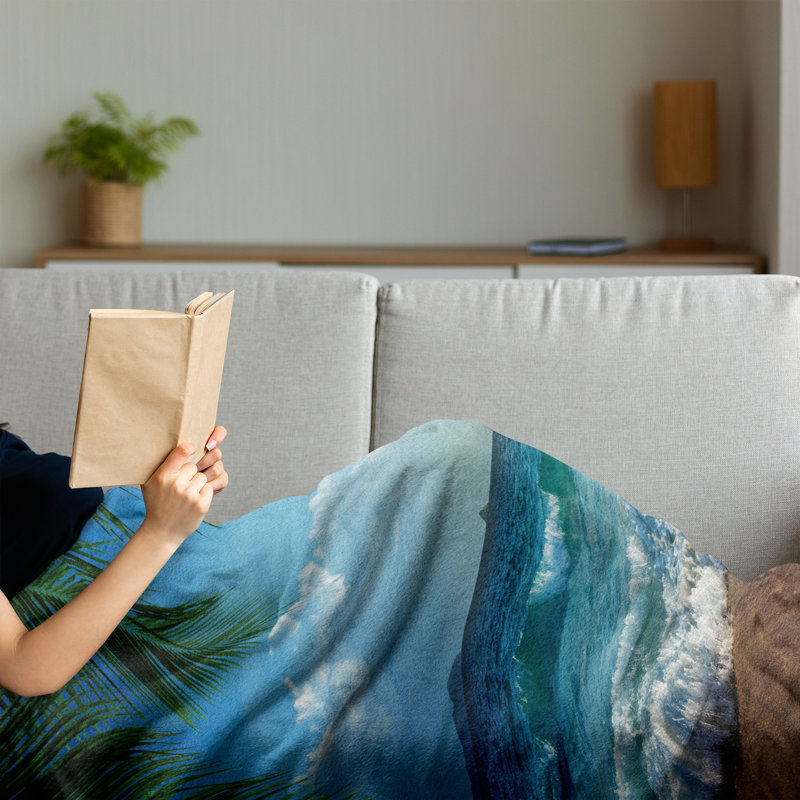 Hand Woven Throw Blanket, 70" x 90"
