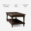 Table basse rectangulaire en bois Maven Lane Pullman-92611253