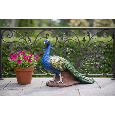 Statue de jardin peacock regal