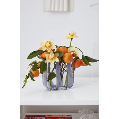 Vase de table en verre Adira