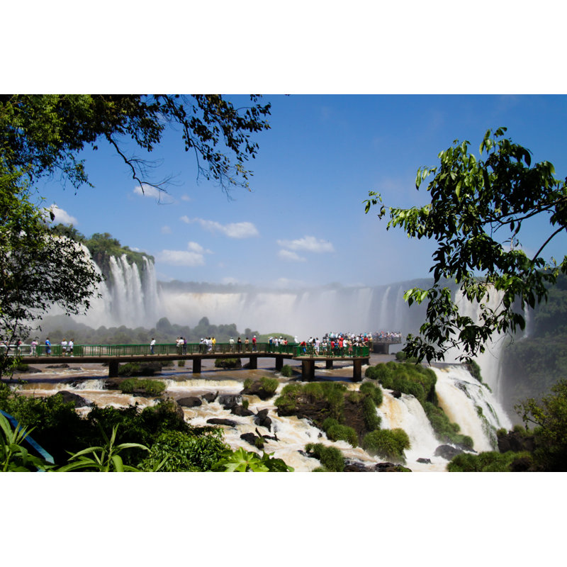 Iguazu Falls - Wrapped Canvas Print, 30cm H x 46cm W x 3.8cm D