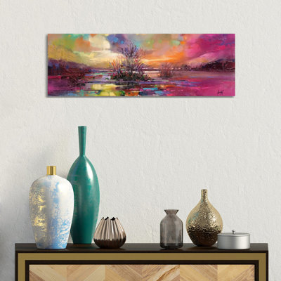 Loch Fyne Colour by Scott Naismith - Wrapped Canvas Panoramic Print