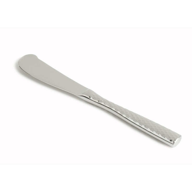 Lucca Faceted Solid Handle 18/10 Stainless Steel Butter Knife