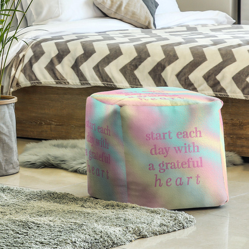 Repose-pieds, Jaune/rose/bleu pastel