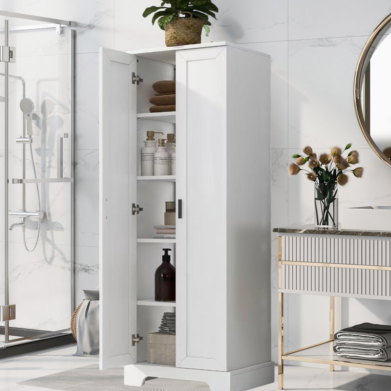 Chassiti Bathroom Cabinet, White
