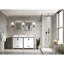 Meuble-lavabo double l 60 po x P 22 po et miroirs 22 po-2033007002