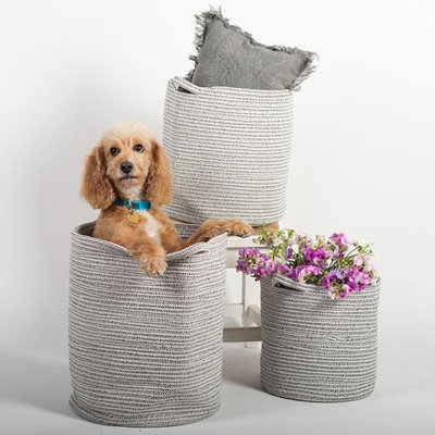 Hokku Designs Fabric Decorative Basket