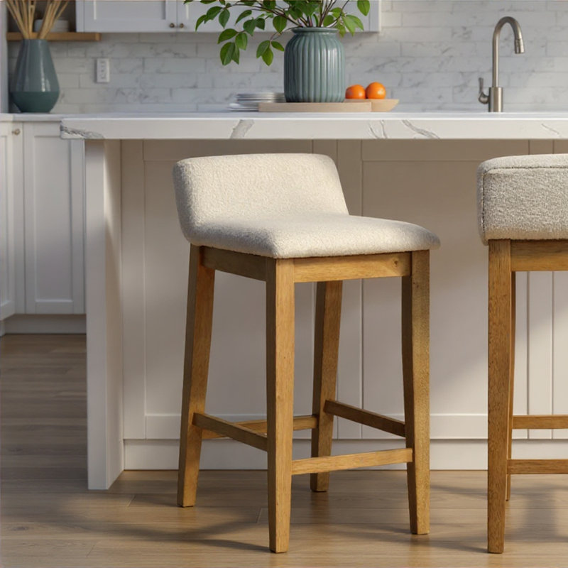 Ensemble de 3 tabourets de bar Annikah Modern, Amber Glow, 3, Tabouret de comptoir (siège d'une hauteur de 26,7